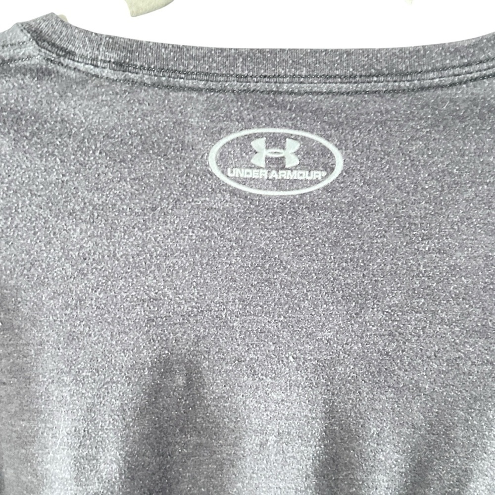 Under Armour Men's Short Sleeve T-Shirt Heather Gray Size L - Picture 5 of 9